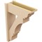 Ekena Millwork 7 1/2-in W x 20-in D x 28-in H Balboa Trad Rough Cedar Woodgrain TimberThane Outlooker, Primed Tan OUTUR075X20X28BOA04RCPR - alternate 5